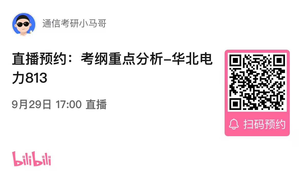 【考纲重点分析公开课】华北电力大学813考纲重点分析！（0929）-梦马考研