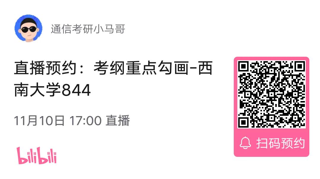 【考纲重点分析公开课】西南大学844考纲重点分析！（11.10）-梦马考研