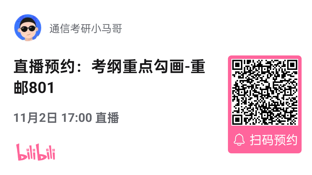 【考纲重点分析公开课】重庆邮电大学801考纲重点分析！（11.2）-梦马考研