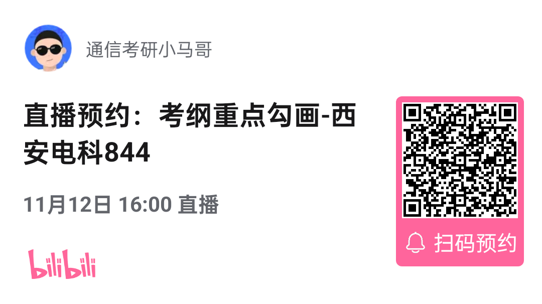 【考纲重点分析公开课】西安电子科技大学844考纲重点分析！（11.11）-梦马考研