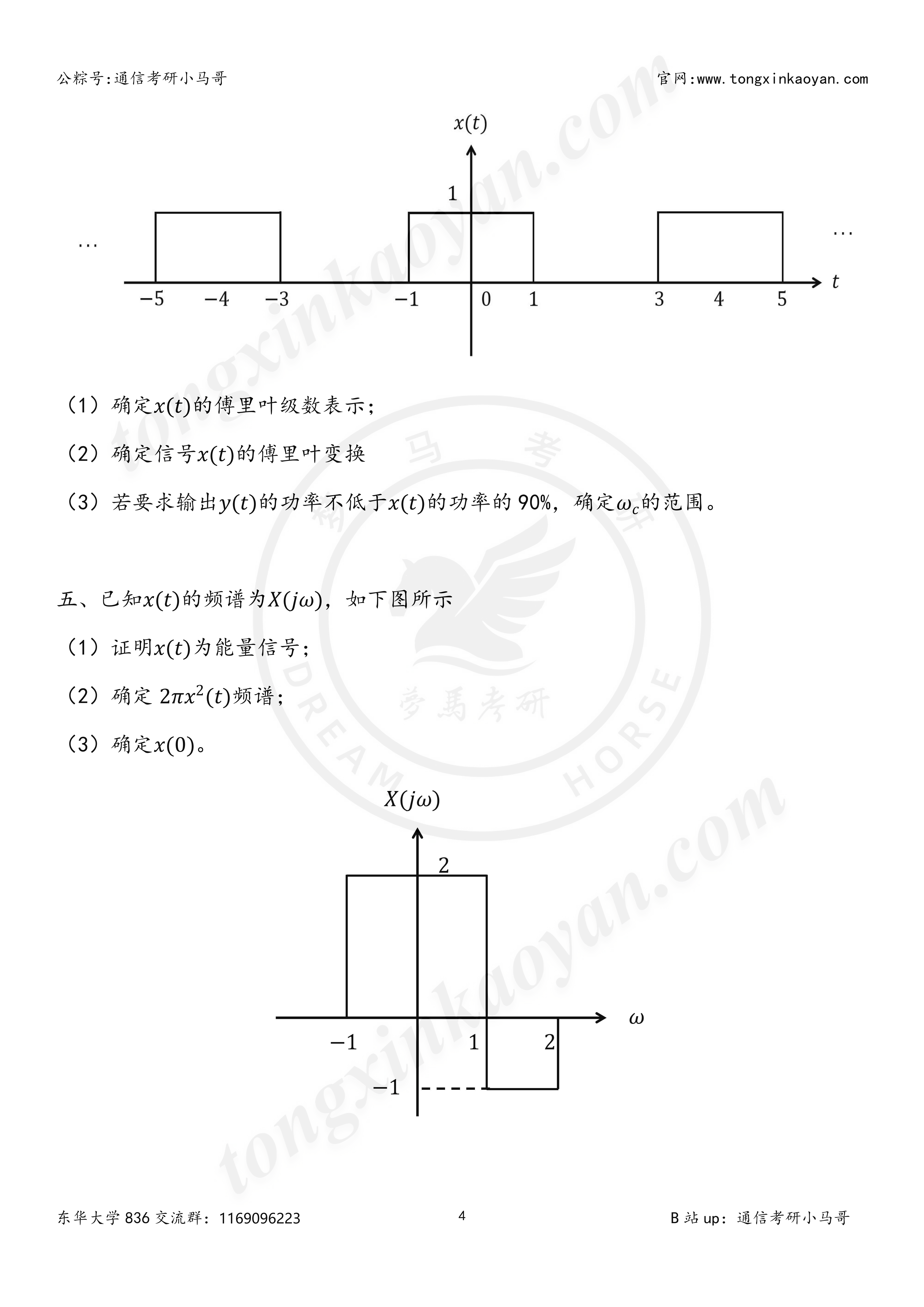 图片[5]-【第75套】好题！211比肩985！东华大学836-梦马考研