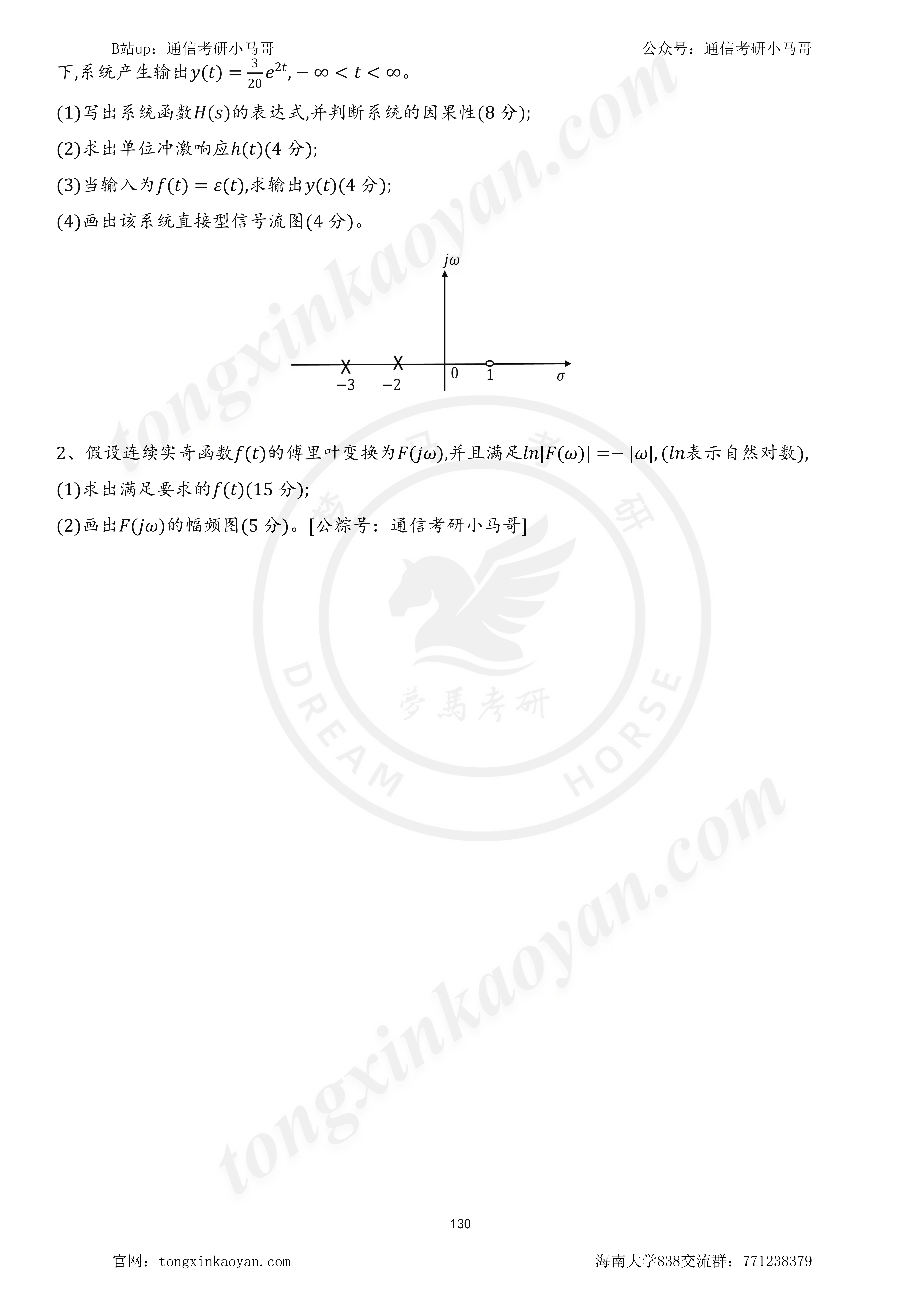 图片[3]-【23真题】难！均79分！211题目强过985！海南大学838-梦马考研