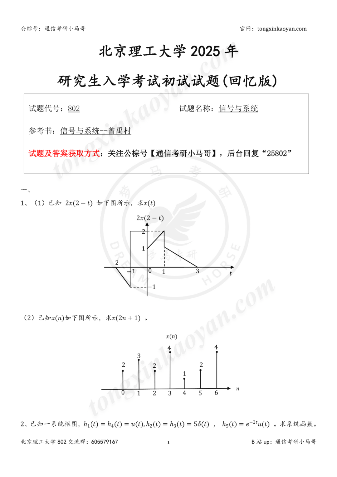 图片[1]-【25真题】地狱难度！卷！-梦马考研